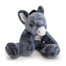 Plyšový somárik Donkey Sweety Mousse Histoire d’ Ours v darčekovom balení sivý 25 cm od 0 mes HO3002