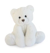 Plyšový medvedík Ours Oscar Ivory Histoire d’ Ours v darčekovom balení biely 25 cm od 0 mes HO3022