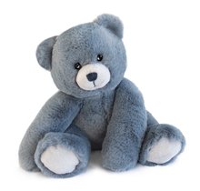 Plyšový medvedík Ours Oscar Blue Jean Histoire d’ Ours v darčekovom balení modrý 25 cm od 0 mes HO3024