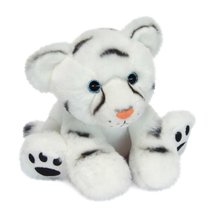 Plyšový snežný tiger White Baby Tiger Histoire d’ Ours v darčekovom balení biely 18 cm od 0 mes HO3053