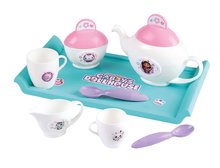 Čajová súprava na tácke Gabby Tea Set Smoby s dvoma šálkami 8 doplnkov od 3 rokov SM312508