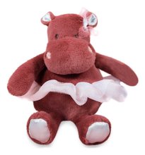 Plyšový hrošík so sukničkou Hippo Tutu Terracotta Histoire d’ Ours červený 22 cm od 0 mes HO3174