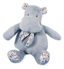 Plyšový hrošík so šatkou Hippo Bandana Soft Blue Histoire d’ Ours modrý 22 cm od 0 mes HO3176