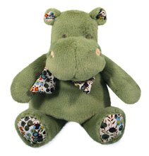 Plyšový hrošík so šatkou Hippo Bandana Almond Green Histoire d’ Ours zelený 22 cm od 0 mes HO3177