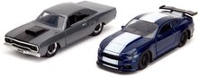 Kisautó Ford Mustang és Plymouth Road Runner Fast & Furious Twin Pack Jada fém nyitható ajtókkal hossza 19 cm 1:32 JA3202018