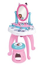 Kozmetický stolík s otáčateľným zrkadlom a stoličkou Gabby Dressing Table 2v1 Smoby s úložným priestorom pre 12 doplnkov od 3 rokov SM320254