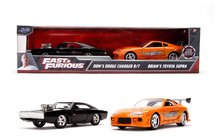 Kisautó Toyota Supra a Dodge Charger 1970 Fast & Furious Twin Pack Jada fém nyitható ajtókkal 1:32 JA3204003