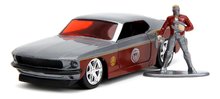 Autíčko Fastback 1969 Ford Mustang Marvel Jada kovové s otvárateľnými dverami a figúrka Star Lord dĺžka 13,9 cm 1:32 od 8 rokov JA3223017