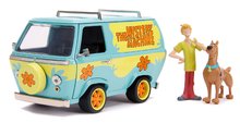 Kisautó Scooby-Doo Mystery Van Jada fém nyitható ajtókkal és 2 figurával hossza 16 cm 1:24