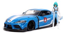 Kisautó Robotech ´20 Toyota Supra Jada fém nyitható részekkel és Max Sterling akciófigurával hossza 20 cm 1:24