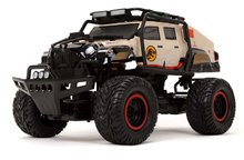 Távirányítós kisautó RC Jeep Gladiator 4x4 Jurassic World Jada terepjáró 4 kerekű meghajtással hossza 45 cm 1:12 JA3259000