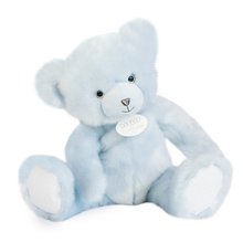 Plüss mackó Ice Blue Ours Collection Doudou et Compagnie kék 37 cm 0 hó-tól DC3585