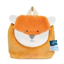 Plyšový batoh Fox Backpack Unicef Collection Doudou et Compagnie oranžový od 18 mes DC3831