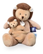 Plyšový ježko s mláďatkom Hedgehog Unicef Collection Doudou et Compagnie v darčekovom balení hnedý 25 cm od 0 mes DC3986