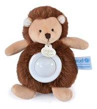 Plyšový ježko so svetlom Hedgehog Nightlight Unicef Collection Doudou et Compagnie v darčekovom balení hnedý 15 cm od 0 mes DC3995