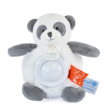 Plyšová panda so svetlom Panda Nightlight Unicef Collection Doudou et Compagnie v darčekovom balení biela 15 cm od 0 mes DC3996