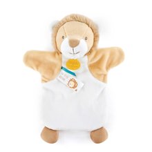 Plyšový lev na bábkové divadlo Lion Hand Puppet Doudou et Compagnie hnedý 25 cm od 0 mes