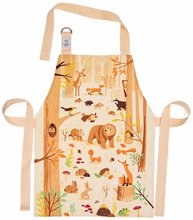 Zástera pre deti lesné zvieratká Forest Friends Apron ThreadBear s ochrannou vrstvou od 3-6 rokov