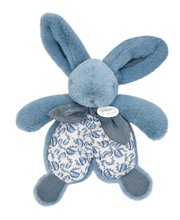 Plüss nyuszi dédelgetésre Bunny Comforter Blue Doudou et Compagnie ajándékcsomagolásban kék 18 cm 0 hó-tól  DC4154