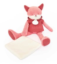 Plüss róka Fox Sweety Doudou et Compagnie ajándékcsomagolásban rózsaszín 25 cm 0 hó-tól DC4189