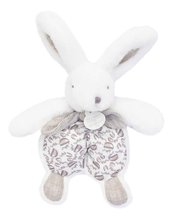 Plüss nyuszi dédelgetésre Bunny Comforter White Doudou et Compagnie ajándékcsomagolásban fehér 18 cm 0 hó-tól  DC4190