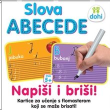 Náučná hra Kresli a zmaž Abeceda Dohány chorvátska verzia