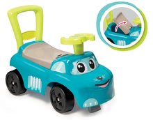 Bébitaxi és járássegítő Auto Blue Ride on Smoby tárolóhellyel és háttámlával kék 10 hó-tól 54*27*40 