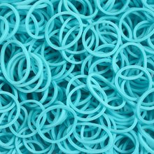 Gumičky Turquoise Rainbow Loom 600 kusů tyrkysové od 6 let