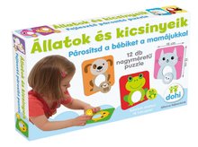 Pexeso állatokkal Extra Size Memory Game Dohány memóriajáték 24 darabos 18 hó-tól DH820010