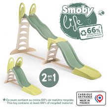 Šmykľavka s trojitou vlnou 360 cm Super Megagliss Slide Toboggan 2v1 Life Smoby nastaviteľná dĺžka šmyku s UV filtrom od 24 mes - model 2025