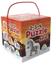 Puzzle safari Dohány 2-3-4 dieliky od 18 mes