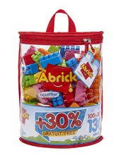 Stavebnica v taške Abrick Écoiffier s 100 kockami + 30 % zadarmo = 130 kociek od 18 mesiacov