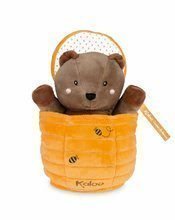 Plüss mackó kesztyűbáb Ted Bear Kachoo Kaloo meglepetés a kaptárban 25 cm legkisebbeknek 0 hó-tól