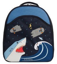 Iskolai hátizsák Backpack Ralphie Sharkie Jeune Premier ergonomikus luxus kivitel 31*27 cm JPRA021174