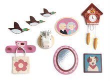 Fa dekoráció falra Wall Décor Tender Leaf Toys babaházba 10 fajta