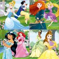 Puzzle Disney Princezné Educa 12-16-20-25 dielov, progresívne