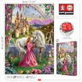 Puzzle Fairy and Unicorn Educa 500 dielov a Fix lepidlo od 11 rokov