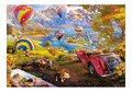 Puzzle Hot Air Balloon Valley Educa 3000 dielov a Fix lepidlo