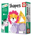 Náučná hra pre najmenších Explore shapes with Zebra Zac Educa Učíme sa tvary so zvieratkami v angličtine a francúzštine od 24 mes