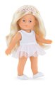 Bábika Rosy Ballerina Set Mini Corolline Corolle blond vlasy a modré oči 20 cm 3 doplnky