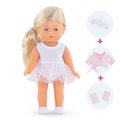 Bábika Rosy Ballerina Set Mini Corolline Corolle blond vlasy a modré oči 20 cm 3 doplnky