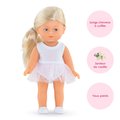 Bábika Rosy Ballerina Set Mini Corolline Corolle blond vlasy a modré oči 20 cm 3 doplnky