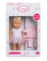 Bábika Rosy Ballerina Set Mini Corolline Corolle blond vlasy a modré oči 20 cm 3 doplnky