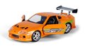 Autíčka Nissan Silvia S15 2001 a Toyota Supra 1995 Fast & Furious Twin Pack Jada kovové s otvárateľnými dverami dĺžka 19 cm 1:32