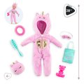 Súprava oblečenia Unicorn Onesie Dressing Room Girls Corolle pre 28 cm bábiku 7 doplnkov od 4 rokov