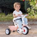 Trojkolka s voľnobehom Be Move Comfort Tricycle Pink Smoby s nastaviteľnou vodiacou rúčkou a ochrannou hrazdou s tichými EVA kolesami ružová od 10 mes