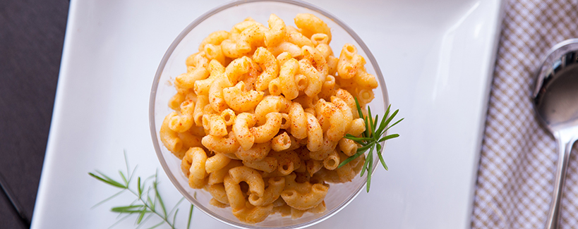 Vegán mac n' cheese tészta